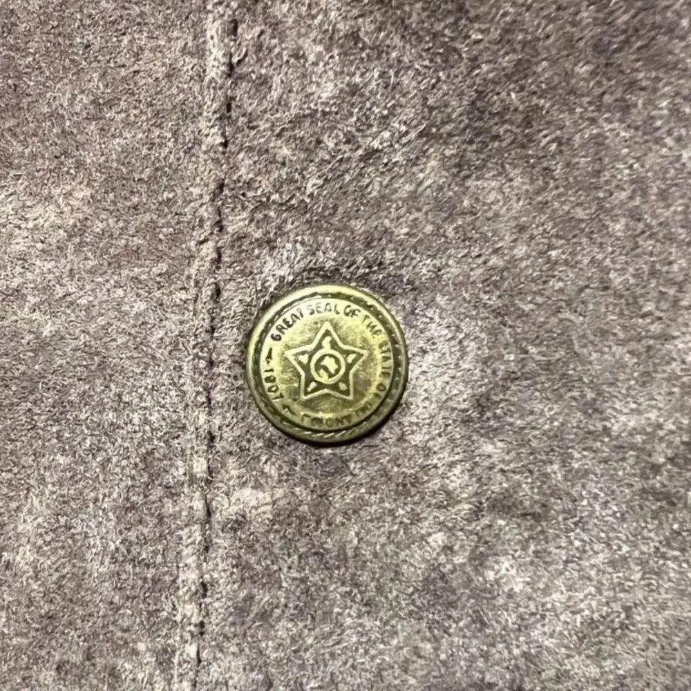 Vintage Scully Men's Light Brown Suede Vest Size L